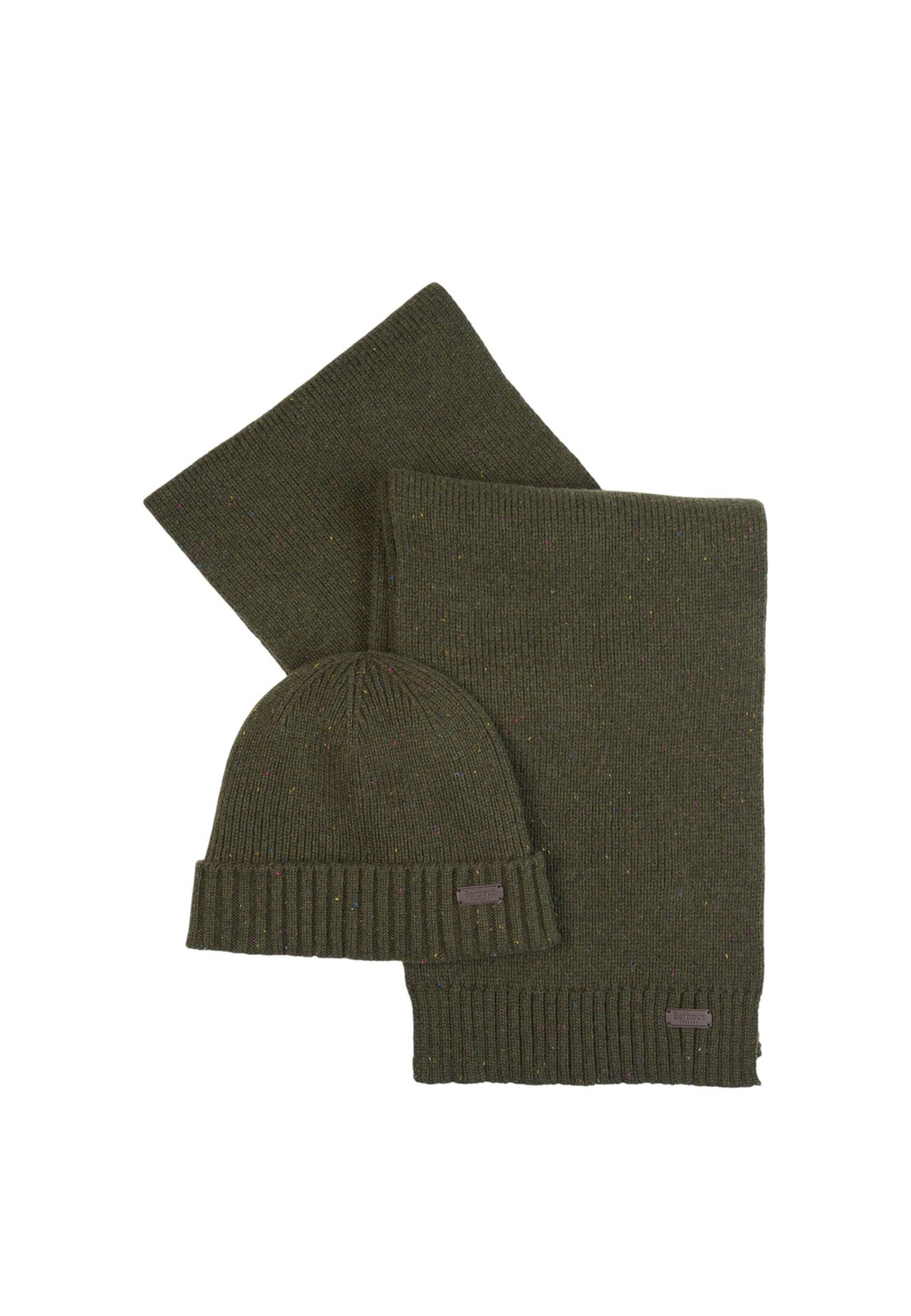 Set Sciarpa e Cappello Barbour Olive