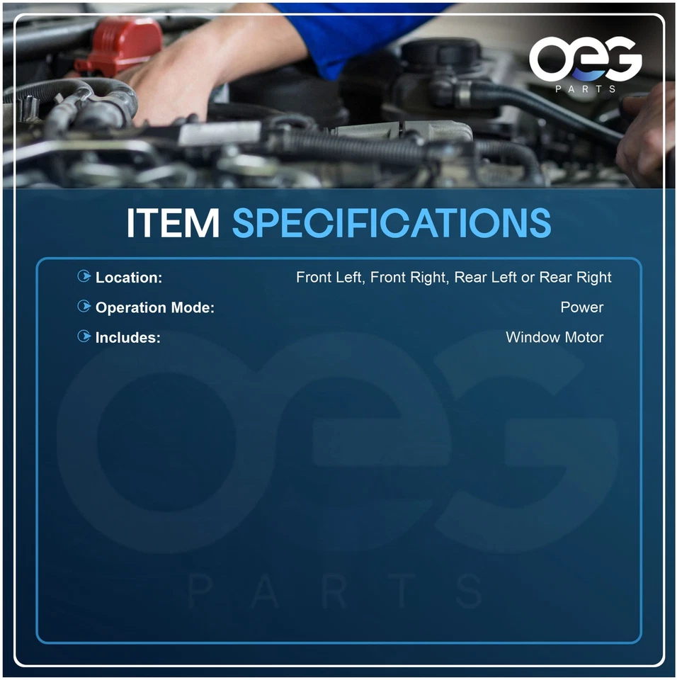 Motor de ventana eléctrica para Infiniti G20 1991-1996 I30 96-01 80730-0W205 742-504 Foto 3 de 4