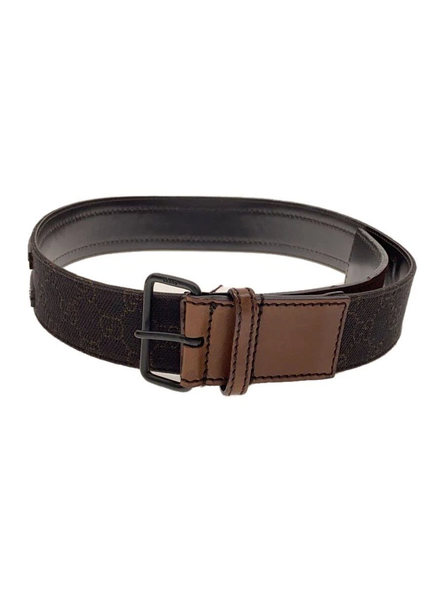 Ceinture GUCCI motif GG toile marron femme 103252 Occasion