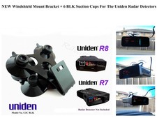 NEW Windshield Mount Bracket  6 Nice Suction Cup For The Uniden Radar Detectors