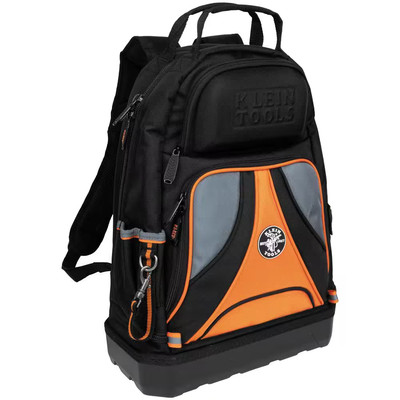 KLEIN TOOLS Tradesman Pro Tool Bag Backpack, 39 Pockets, Black, 14-Inch