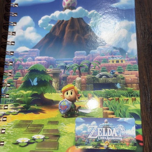 Nintendo The Legend Of Zelda Link’s Awakening Spiral Journal & Sticker Set NEW - Picture 2 of 4