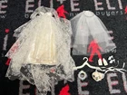 Vintage Barbie 1959 Wedding Day Outfit #972 Gown Veil Bouquet Necklace