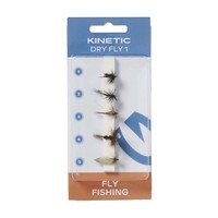 Kinetic Dry Flies 1 - 5 Trockenfliegen, Fliegen, KunstköDer, ForellenköDer KöDer