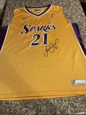 Tamecka Dixon L. A. Sparks Autographed Jersey WNBA All Star Champ Signed Rebook