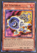 Yugioh TCG - 1x Jet Synchron - SDSE-EN001 - NM - 1st Edition Super Rare - 2015
