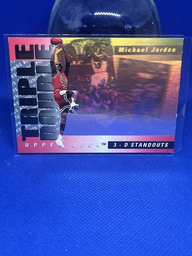 1993 Upper Deck Triple Double 3-D Standouts #TD2 Michael Jordan