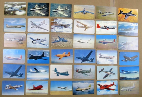 1940's WW2 U S Air Force Carnation Corn Flakes 37 Trading Cards
