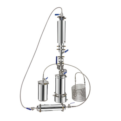 Closed Loop Extractor 1LB Stainless Steel Vacuum Chamber/Tube Used to Extract