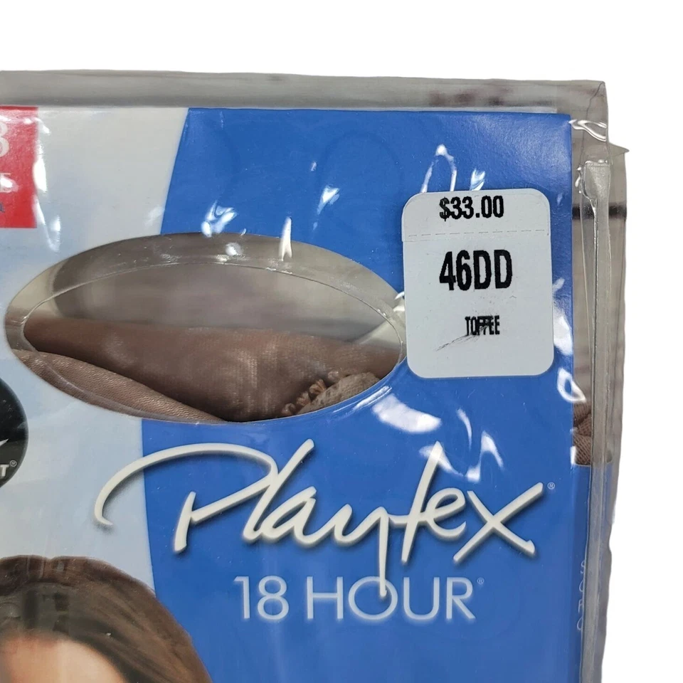 Sujetador Playtex 18 Hour Ultimate Shoulder Comfort Toffee 46DD sin cables #4693 Nuevo con etiquetas Foto 2 de 4