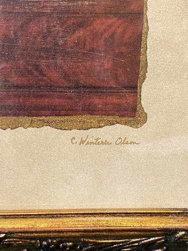 C. Winterle Olson Prints Le Chamber I & II Gold Picture Frames 20”x 16” Set of 2 - Picture 19 of 24