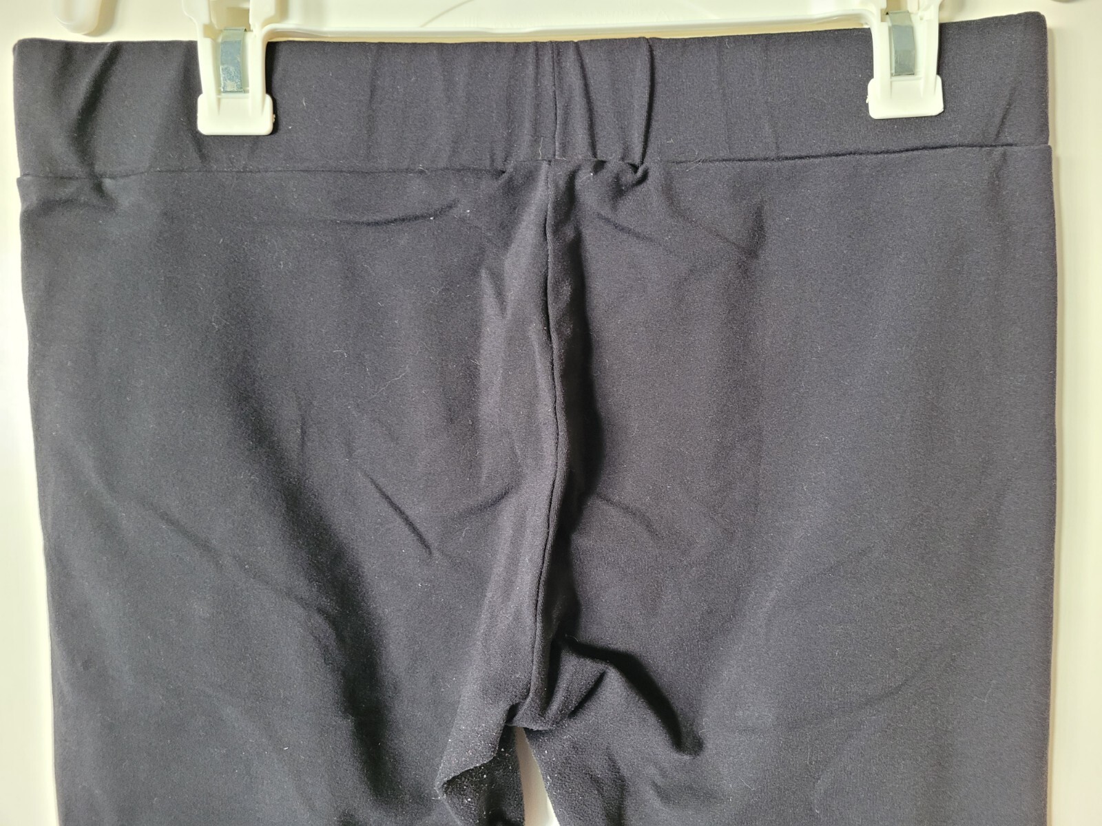 Matty M Basic Solid Black Stretch Pants Size XL - image 8