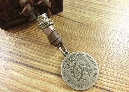 Diesel Herren Kette Echt LEDER Neu - Bild 2 von 3