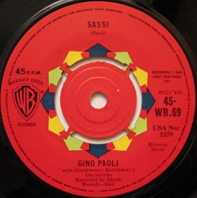 Gino Paoli / Emilio Pericoli - Sassi / Al Di La (Thema aus ''Liebhaber müssen lernen...