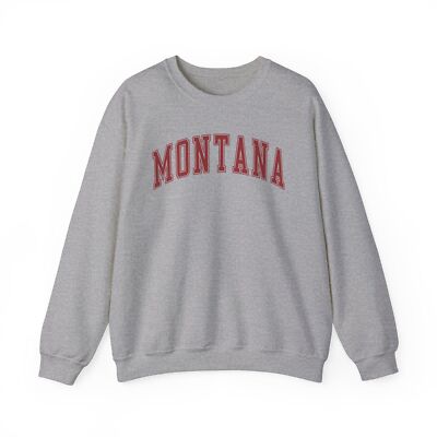 Montana Sweatshirt Gifts Crew Neck Shirt Long Men