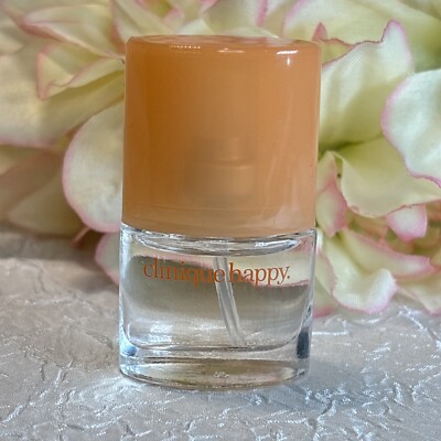 Clinique Happy Perfume EDP Parfum MINI Spray .14oz, 4ml New Free Shipping