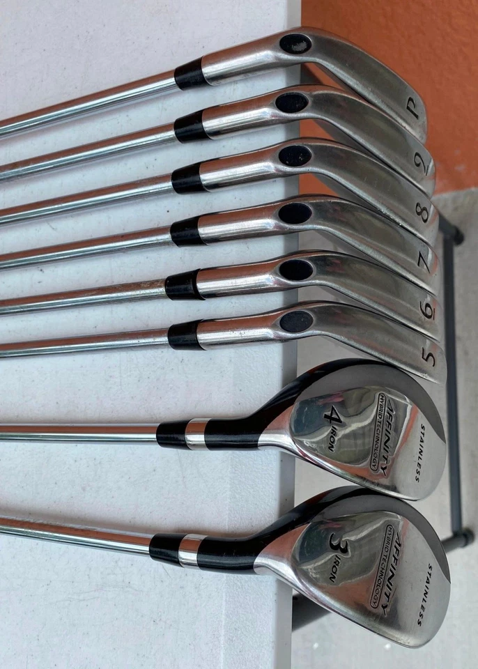 Juego de hierros Affinity Hybrid Technology 3H,4H 5-PW. Ejes de acero. Flexión regular. Derecha Foto 3 de 4