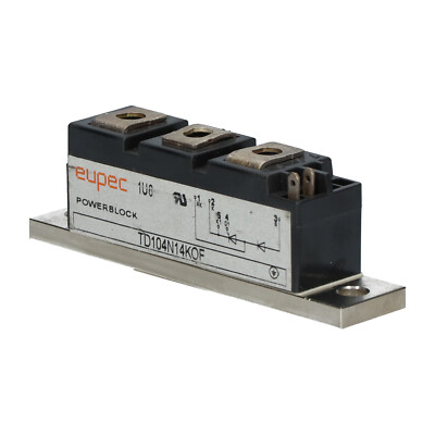 Eupec TD104N14KOF Thyristor/Power Block Used UMP