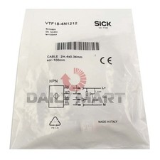SICK VTF18-4N1212 CYLINDRICAL PHOTOELECTRIC PROXIMITY SENSOR SWITCH PLC NEW