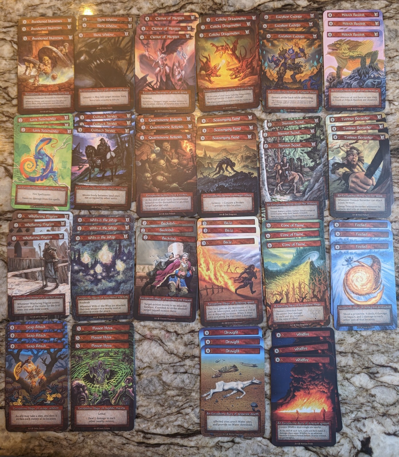 Sorcery - Complete Ordinary + Exceptional Playset- w/Avatars Inc Dual Sites