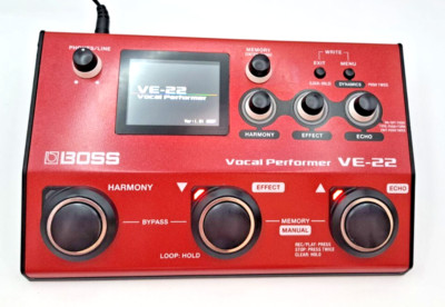 Boss VE-22 Vocal Performer Pedal & Multieffektprozessor