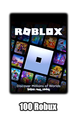 Roblox > 100 Robux (ENVIO IMEDIATO)