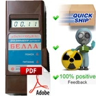 English User Manual for Bella Dosimeter Radiometer Geiger Counter Instruction