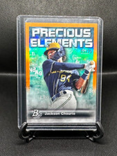 JACKSON CHOURIO 2023 Bowman Platinum Precious Elements Orange Prospect RC /25