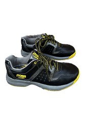 Storm Mens Shoes Lightning Black Leather Size 8M Lace Up
