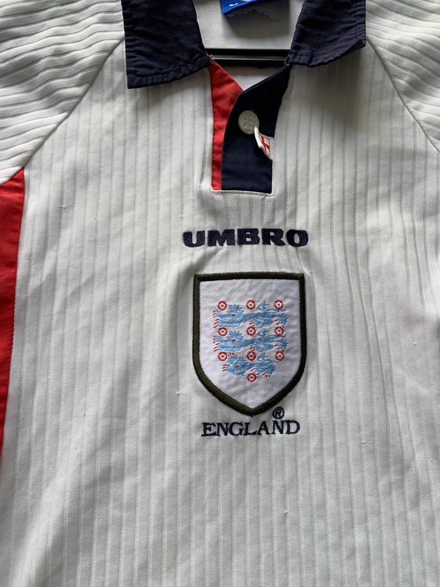 England 1997 - 1999 Home football shirt jersey Umbro size kids