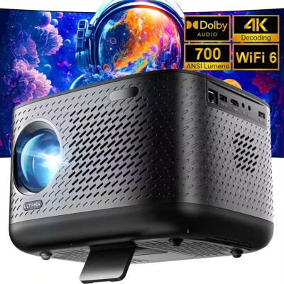 ULTIMEA Apollo P50 Projektor 1080P Projektor 4K unterstützt 700 ANSI Lumen 