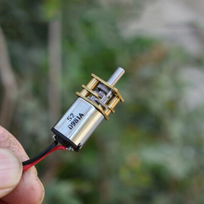 Mini N20 Gear Motor Reduction Ratio 1:230 DC 3V-6V 72RPM Full Metal Gear Reducer