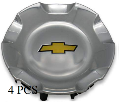 #ad 4pcs 2007 2013 CHEVY SILVERADO TAHOE AVALANCHE SUBURBAN WHEEL HUB CENTER CAP $56.99