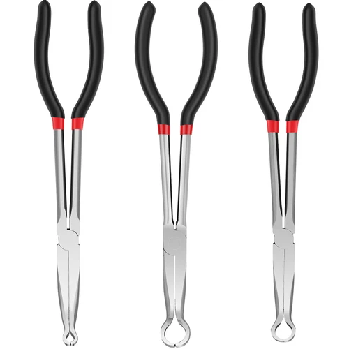 3Pcs Hose Gripper Plier 11" Spark Plug Removal Pliers 6mm 13mm 18mm Diameterꦿ - Picture 4 of 12