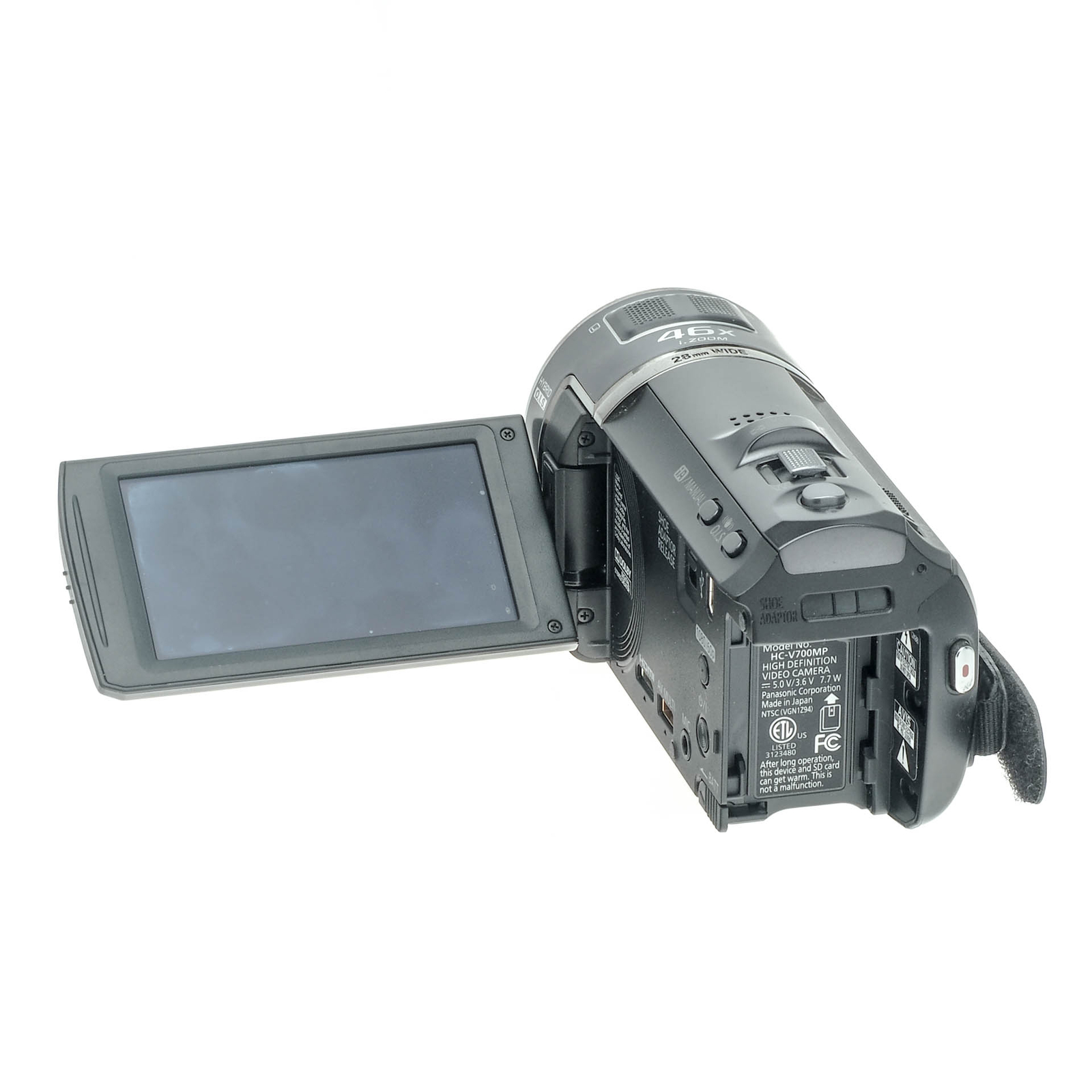 Panasonic HC-V700M SDXC 16GB Internal High Definition Digital Camcorder Black