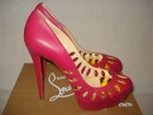 100% AUTH NEW WOMEN LOUBOUTIN GRIFFITA 140 CYCLAMEN PUMPS/HEEL US 10 — photo 6