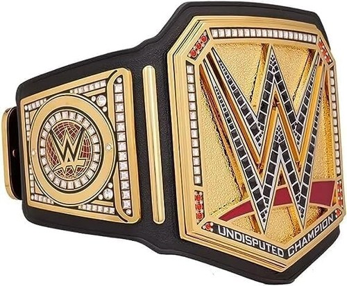 Undisputed Championship Title Belt Replica, 2mm Wrestling Championship Belt - Picture 3 of 7