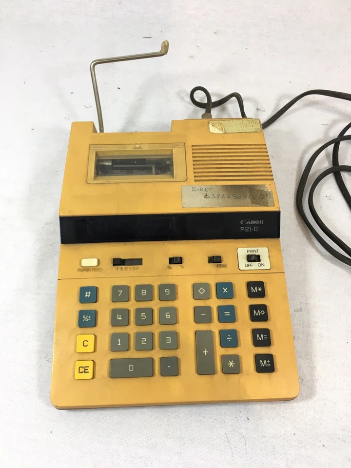 Calculatrice CANON P21-0Fonctionne Parfaitement - Photo 2/4
