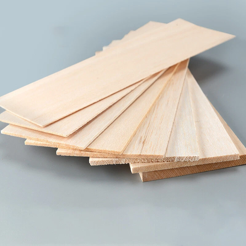 Balsaholz Holzplatte Dicke 0,75mm Bis 10mm Blätter Modell Bastel DIY 310x100mm - Bild 4 von 4