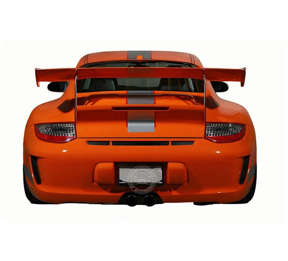 Calcomanía gráfica a rayas de carreras para capó de coche Porsche 997 911 pegatina lateral trasera Foto 3 de 4