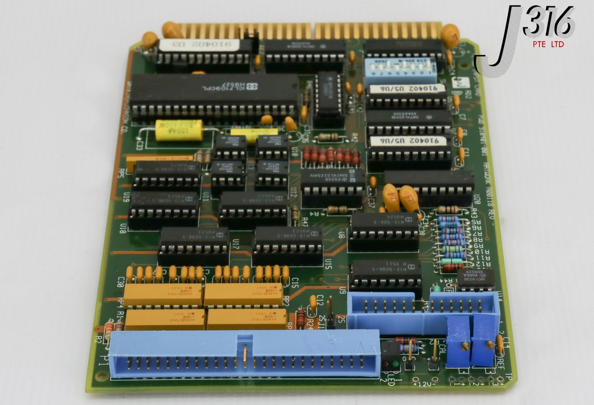 2136 WATKINS-JOHNSON PCB, TC486 INPUT CARD, PWB 910401-001 910402
