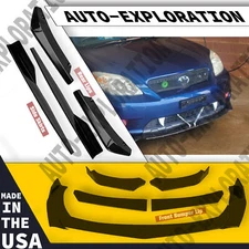 Glossy Black Front Bumper Lip Splitter Lower Spoiler Body Kit For Toyota Highlan