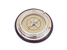 Brass Directional Desktop Compass 6"