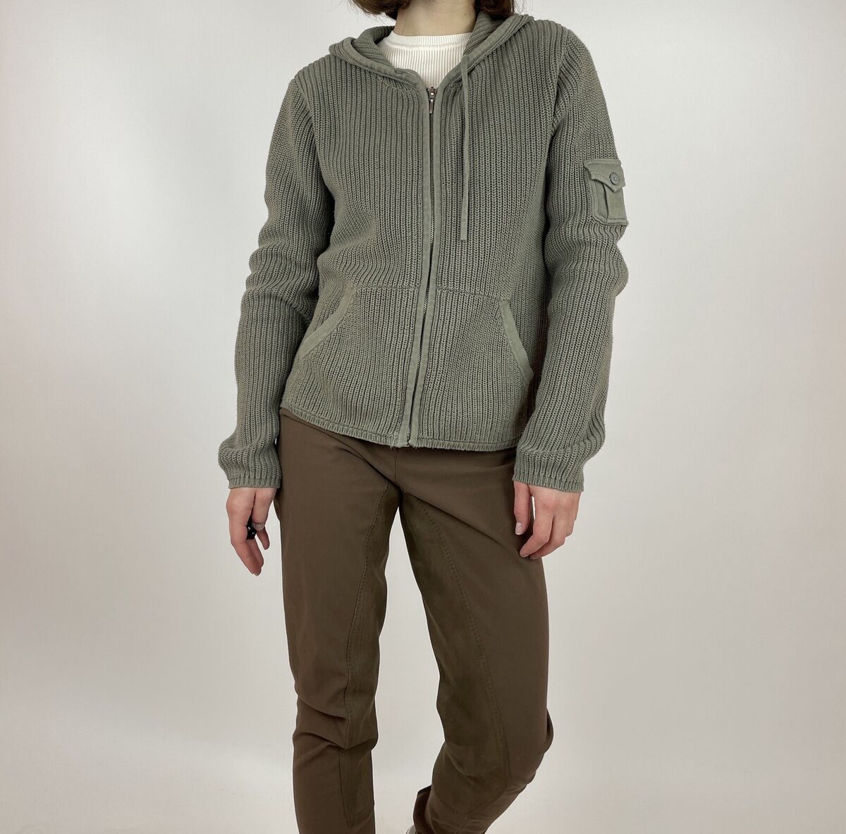 【送料&関税込】Woolrich Hooded Sweatshirt WOOLRICH Knit Hoodie sweater made in JAPAN size M | eBay
