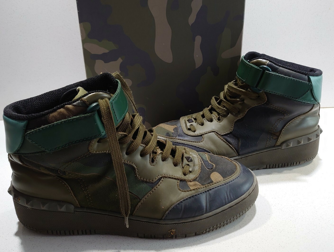 Zapatillas altas Valentino diseño camuflaje talla 41 original unisex VLTN | eBay