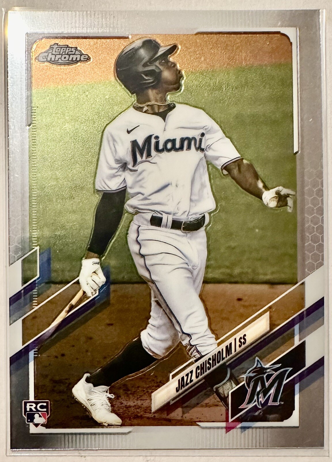 2021 Topps Chrome - #144 Jazz Chisholm (RC)