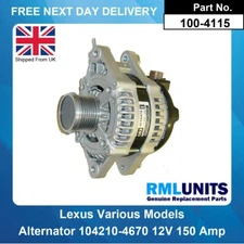 Alternator For Lexus 104210-4670 104210-2040 27060-31050 27060-31051
