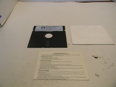 VTG COMMODORE 64/128 CLASSIC CONCENTRATION GAME DISK W/INSTRUCTION USED UNTESTED