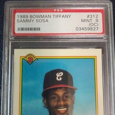 1989 BOWMAN TIFFANY 312 SAMMY SOSA PSA9 #5c50e9 | eBay 1989 BOWMAN TIFFANY 312 SAMMY SOSA PSA9 #5c50e9 | eBay