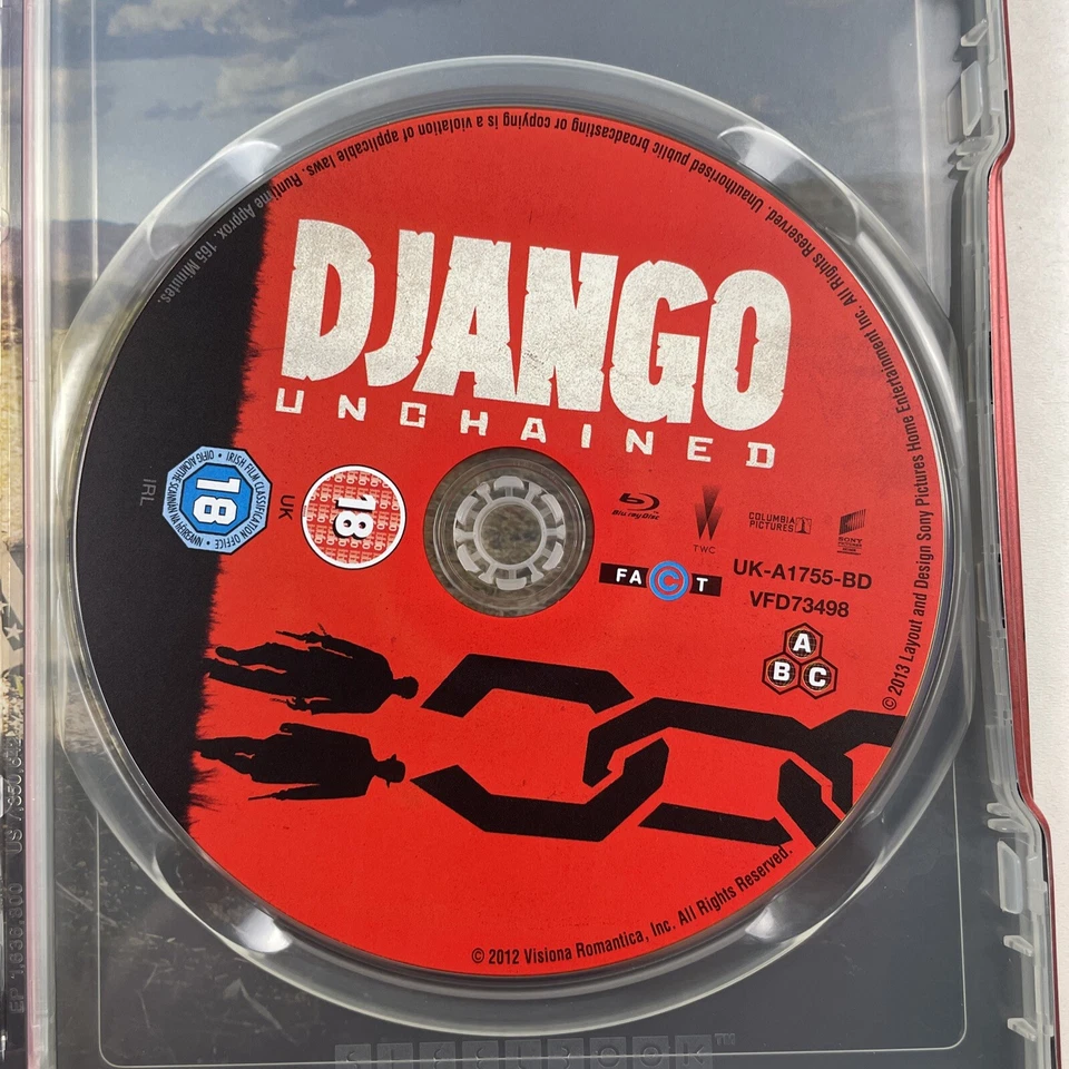 Django Unchained Blu-Ray Steelbook Region Free VGC - Image 3 of 4